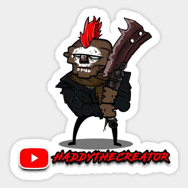 Wasteland Thug (Post Apocalyptic) Sticker by HaddyTheCreator